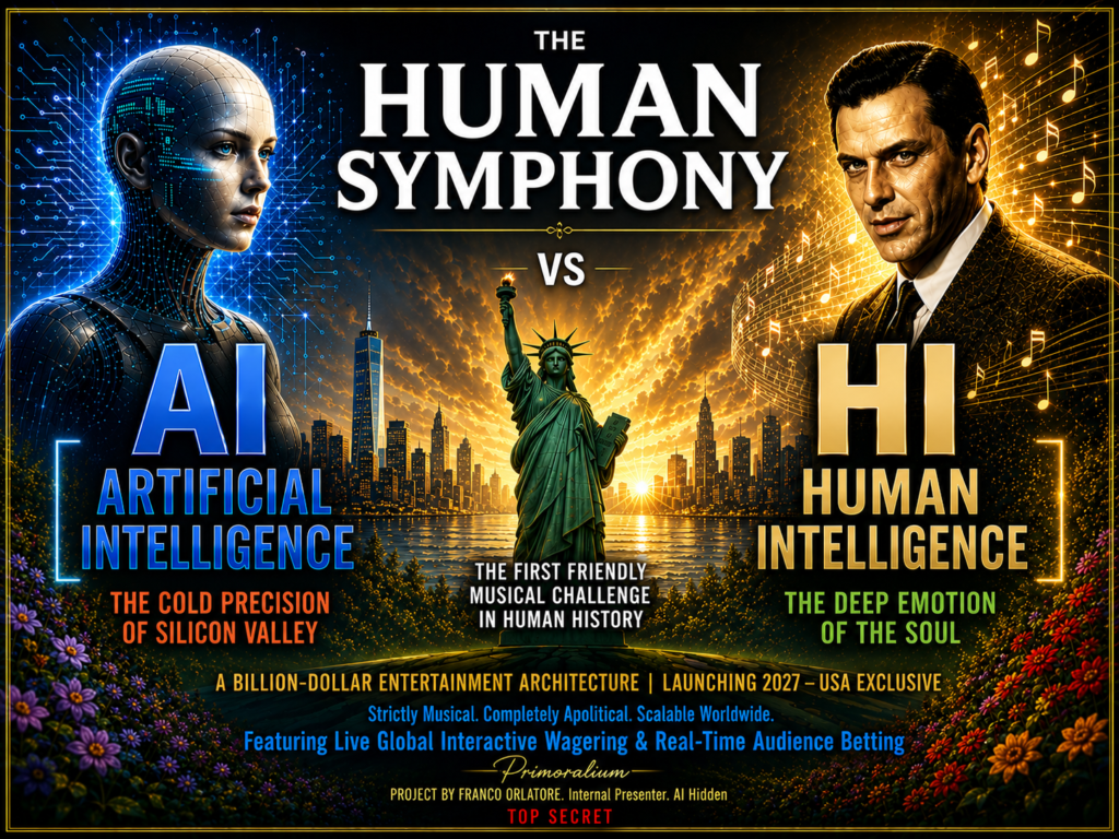 Franco Oblatore Presents âThe Millennial Musical Showdown: AI vs. HIâ A Global Music Challenge Calling for a Human Dialogue About Artificial Intelligence