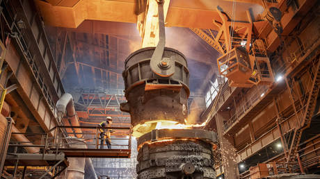 Ukraine-s biggest steelmaker halts production