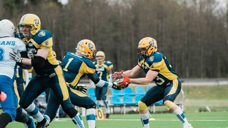 What does American football look like in a country most Americans couldn-t find on a map?